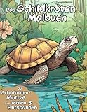 Das Schildkröten Malbuch: 30 Schildkrötenmotive zum Ausmalen & Entspannen