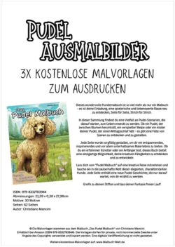 Pudel Malbuch - Kostenlose Malvorlagen zum Ausdrucken pdf