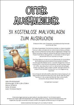 Kostenlose Otter Ausmalbilder aus dem Otter Malbuch pdf grafik