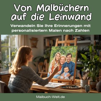 Von Malbüchern auf die Leinwand - Verwandeln Sie Ihre Erinnerungen mit personalisiertem Malen nach Zahlen